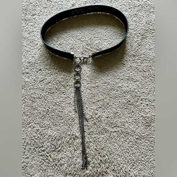 NWOT love strength leather and rhinestone belt, M/L - Picture 2 of 7